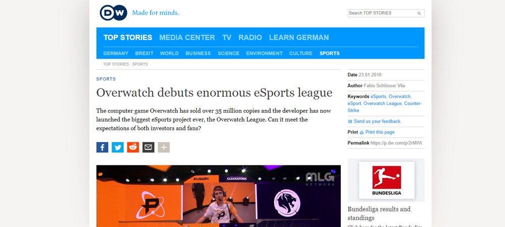 Excerpt from the analysis feature 'The Case of Cloud9'